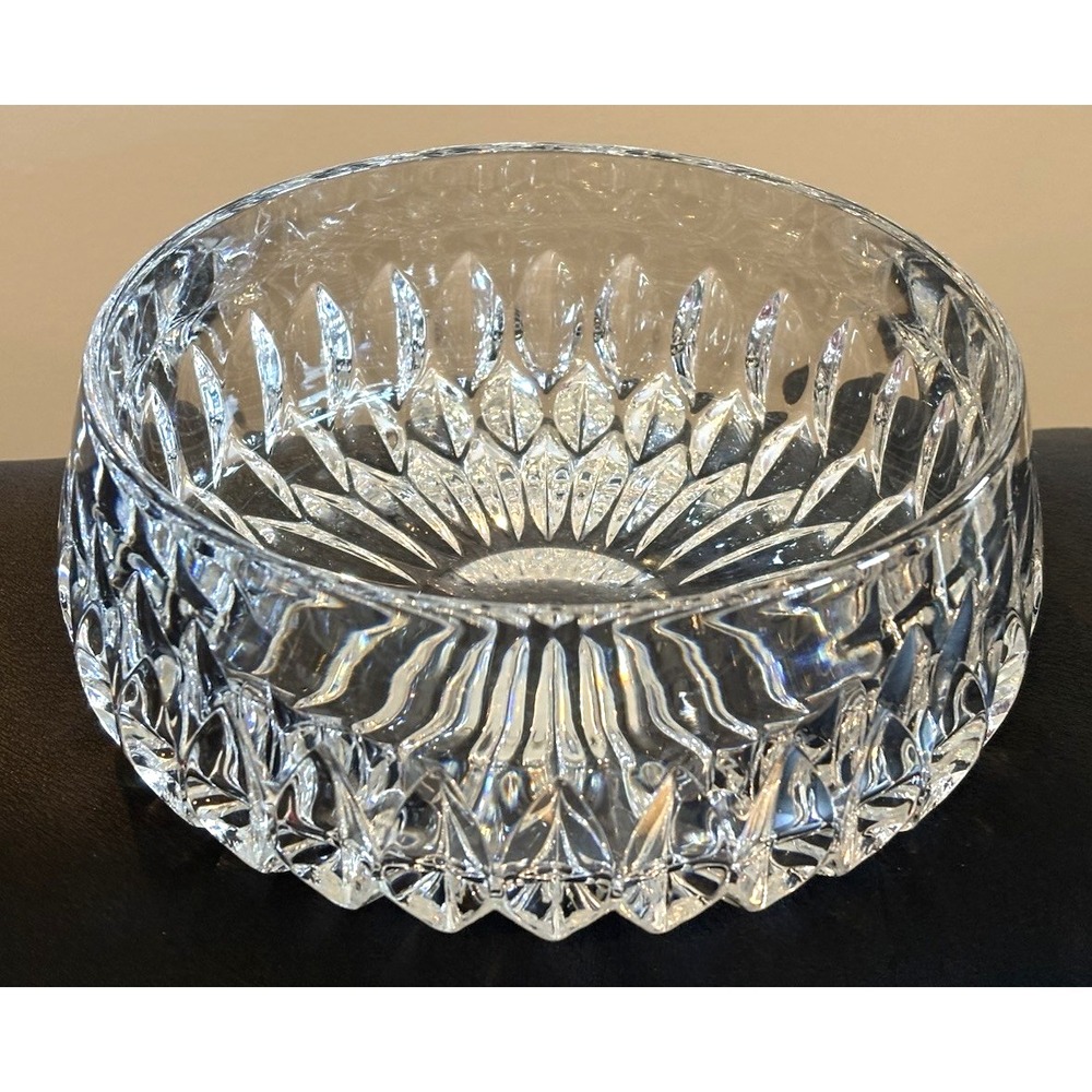 Vintage Gorham Full Lead Crystal Centerpiece Bowl Germany Althea Pattern